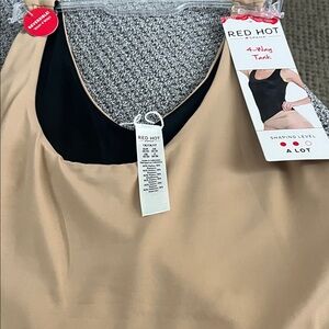 Women's Tan 4-Way Tank